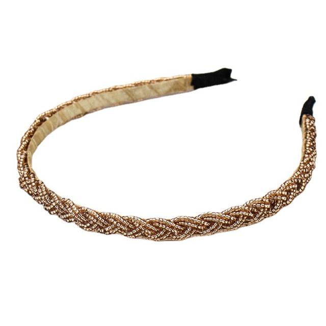 New design bead braid headband