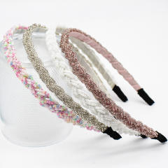New design bead braid headband
