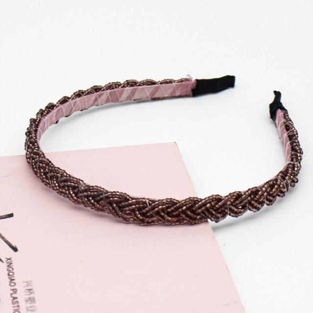 New design bead braid headband