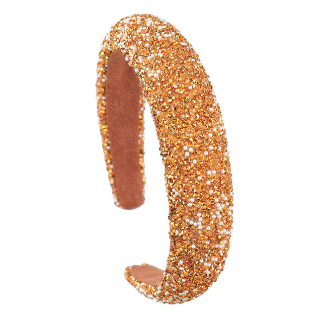 Occident fashion party gliter padded headband