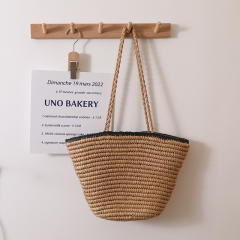 New design large capacity straw tote bag