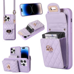 Hot sale plain color quilted mini phone bag