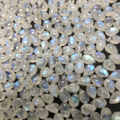 Dainty moonstone drop stainless steel choker necklace