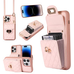 Hot sale plain color quilted mini phone bag