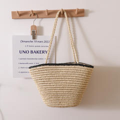 New design large capacity straw tote bag