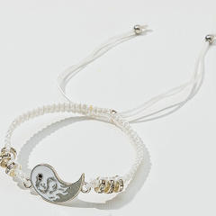 Dragon totem matching heart couple bracelet