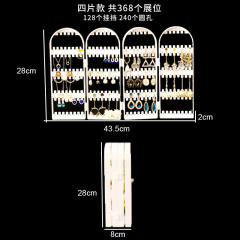 Creative plastic earrings display