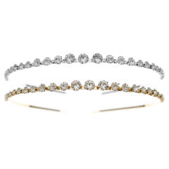 Elegant cubic zircon dainty headband set