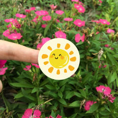 Cartoon painting sun stickers 500pcs