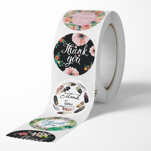 INS trend wedding thank you stickers 500pcs