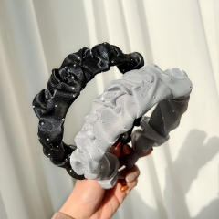 Korean fashion rhinestone scrunchies headband
