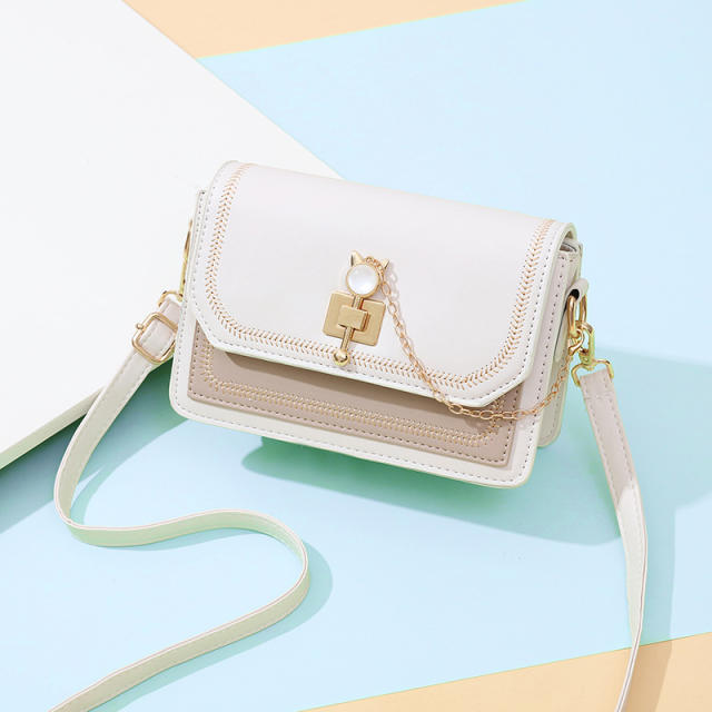 Sweet cat buckle women crossbody bag