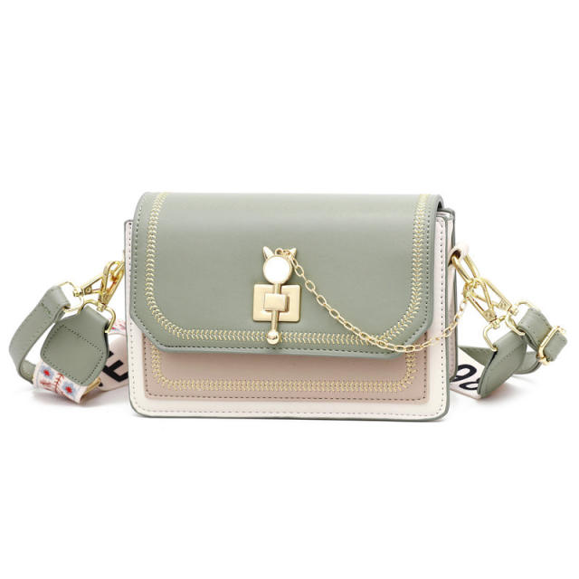 Sweet cat buckle women crossbody bag