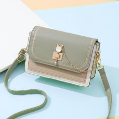 Sweet cat buckle women crossbody bag