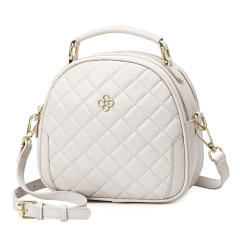 Classic hot sale qulited round shape crossbody bag