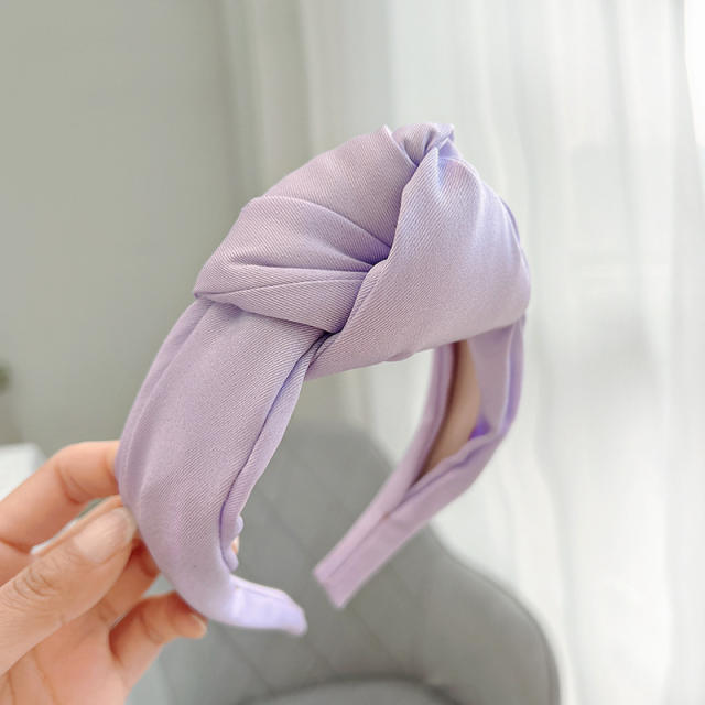 Korean fashion sweet purple color series headband