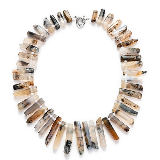Natural crystal necklace