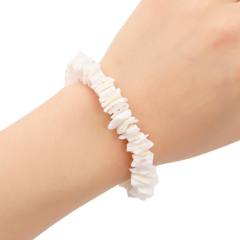 Boho beach trend puka shell necklace bracelet