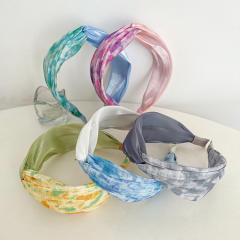INS trend tie dry twisted headband