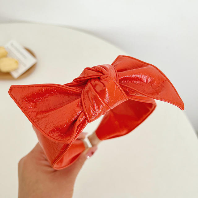 Sweet plain color bunny headband
