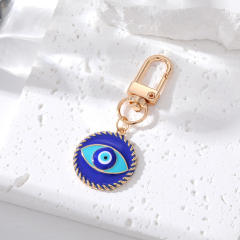 Popular blue color sereis evil eye keychain
