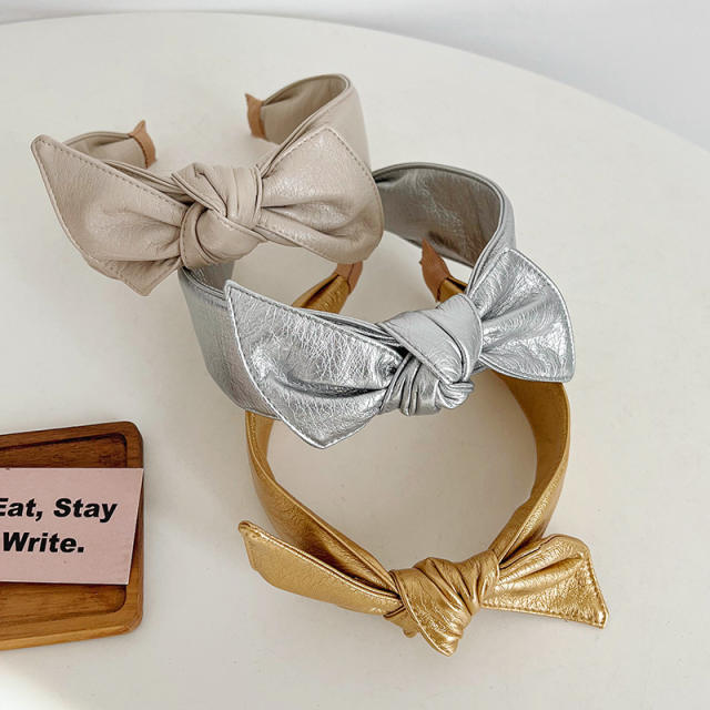 Sweet plain color bunny headband