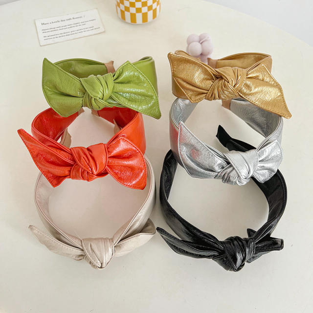 Sweet plain color bunny headband