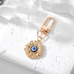 Popular blue color sereis evil eye keychain