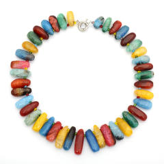 Natural trend crystal necklace