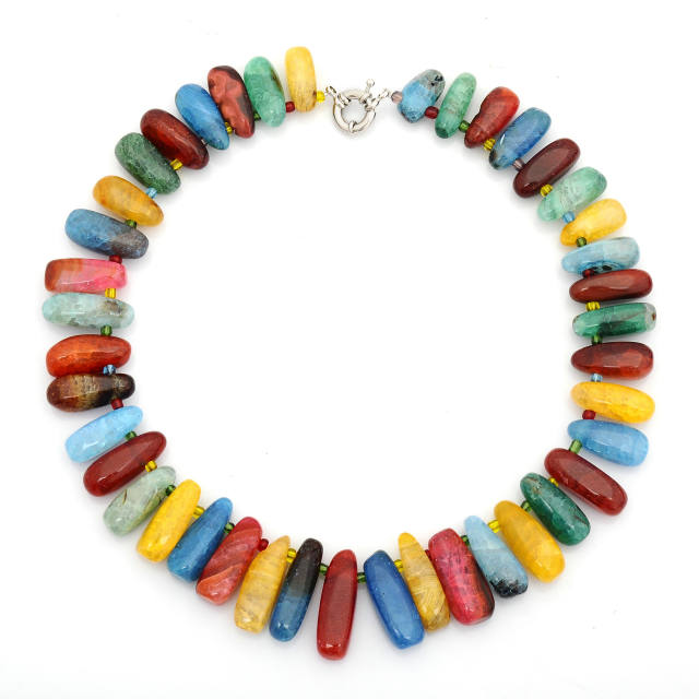 Natural trend crystal necklace