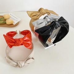 Sweet plain color bunny headband