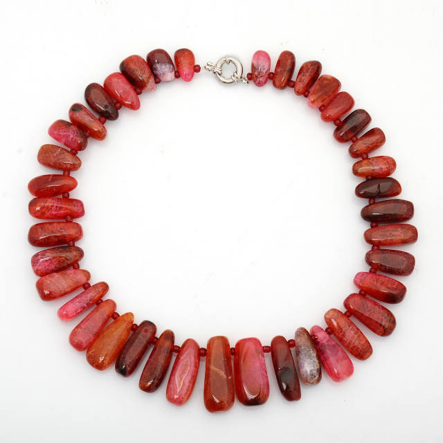 Natural trend crystal necklace