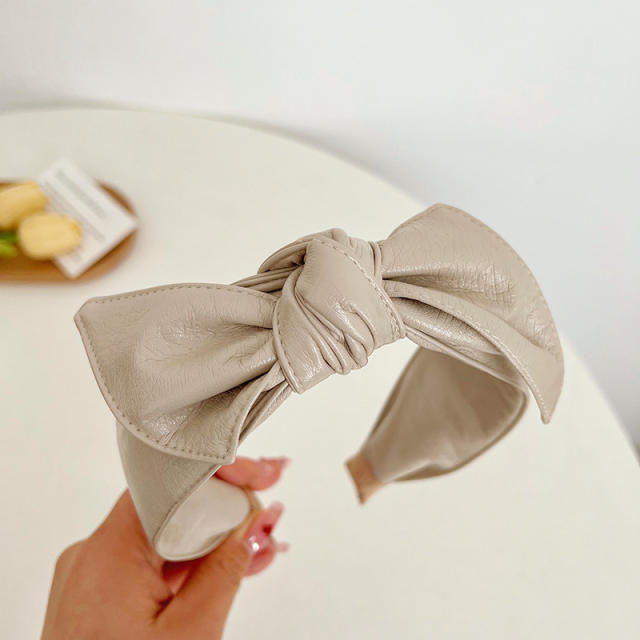 Sweet plain color bunny headband