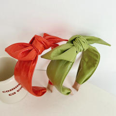 Sweet plain color bunny headband