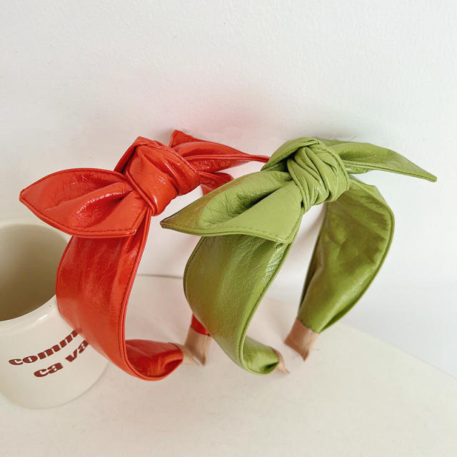 Sweet plain color bunny headband