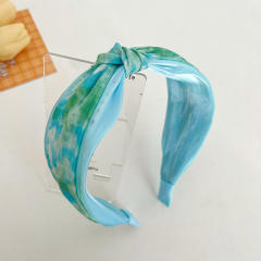 Spring design tie dry knotted headband