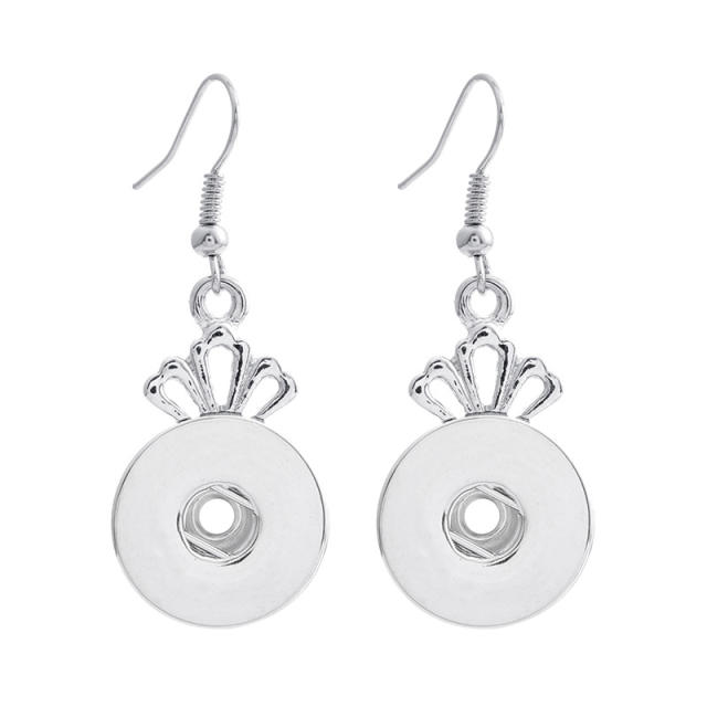 18mm personality snap jewelry earrings