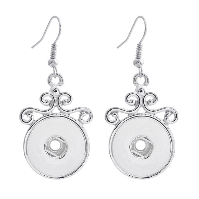 18mm personality snap jewelry earrings