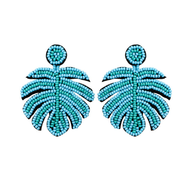 Boho St Patrick series bead earrings