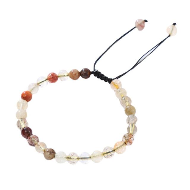 Natural trend crystal bead bracelet