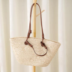 Summer design large capacity straw tote bag