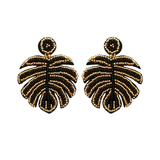 Boho St Patrick series bead earrings