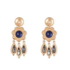 Baroque dangle earrings