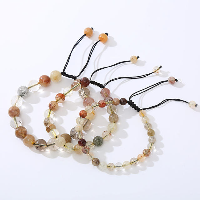 Natural trend crystal bead bracelet