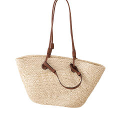 Summer design large capacity straw tote bag
