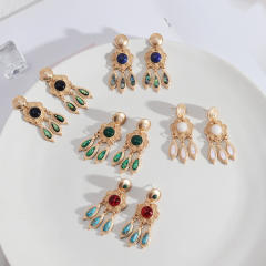Baroque dangle earrings