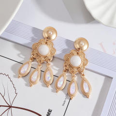 Baroque dangle earrings