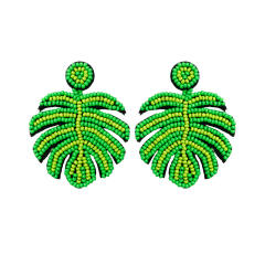 Boho St Patrick series bead earrings