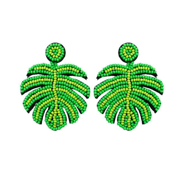 Boho St Patrick series bead earrings