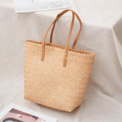 Summer design large capacity straw beach bag